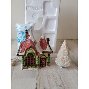 Dept 56 56407 AS IS Santa's visiting center 1999 Village accessory Xmas